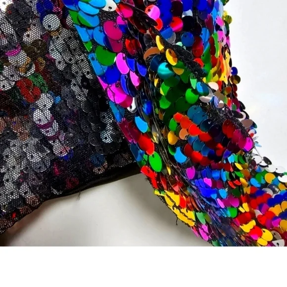 Revolution Dance colorful modern sequin tutu size Large Child - Picture 5 of 8